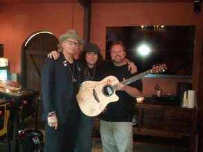 Matt Sorum of GnR with Lanny Cordola and Todd Shea