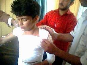 Bandaged and Ready To Be Transported
