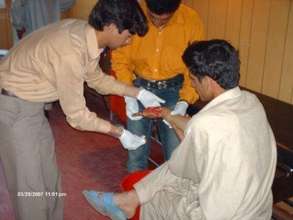 Badly Injured Man