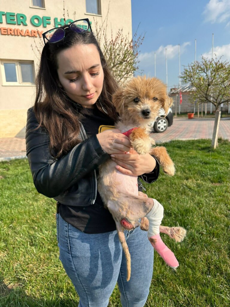 Kid after clipping at Center of Hope
