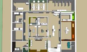 aerial view of the ground floor of COH