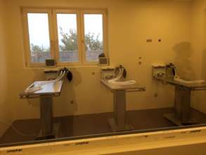 spay/neuter and veterinary training room