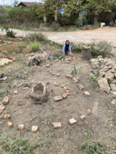 Beginning the herb spiral