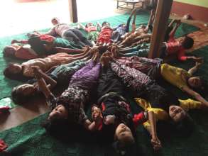 Yoga Training in Local village