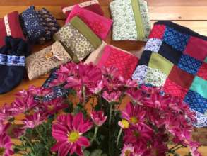 New line of handmade bags from our trainings