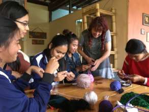 Knitting and crochet workshop on recycled goods!