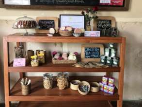 Some of our new products the girls made