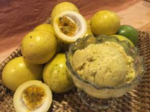Passion fruit ice cream!