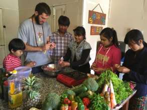 Ariel sharing with us during the 6 day workshop