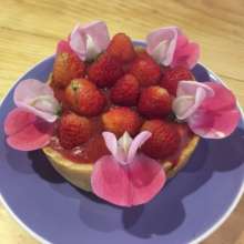 Our new strawberry pie!