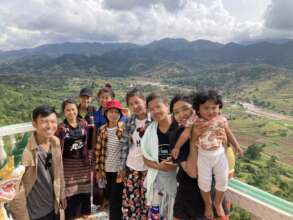 Our most recent interns visiting our farm