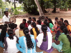 Folk Arts training for girls