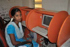 Anamika who scored 472/500 in10th Board Exam