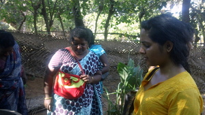 Ms.Neha from GlobalGiving visiting our village