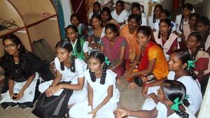 Adolescent girls lifeskill meeting