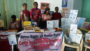 Fundraising stall in IT complex