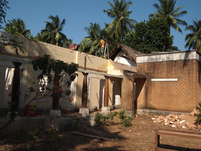 Roof repairing after Thane cyclone