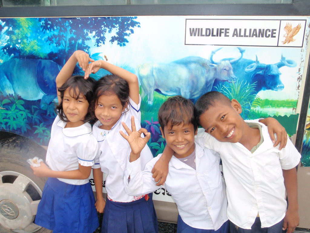 Help 75 Cambodian Children Protect Wildlife