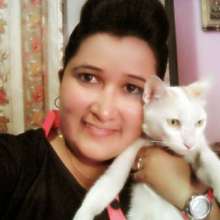 Deepa & her kitten Meyaooo!