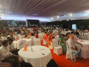 It was a packed house