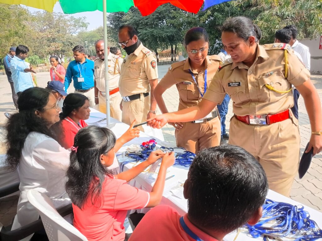 Having the police attend was essential