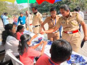 Having the police attend was essential