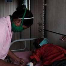 Our nurses care for HIV+ patients