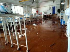 10 people were swept away from this COVID center