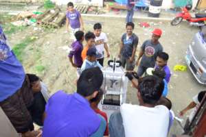 Delivery of WRF's equipment donation