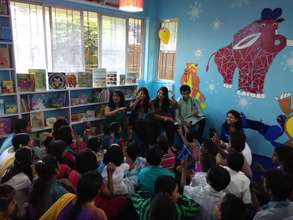 Story Telling by the Volunteers
