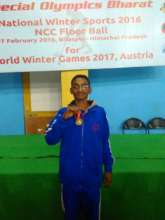 Mohit with his Gold Medal
