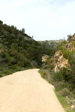 The landscape at Nahal Soreq