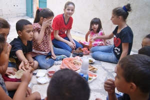 Some of the activities - with only Deheishe kids