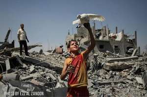 Gaza: freedom and destruction.