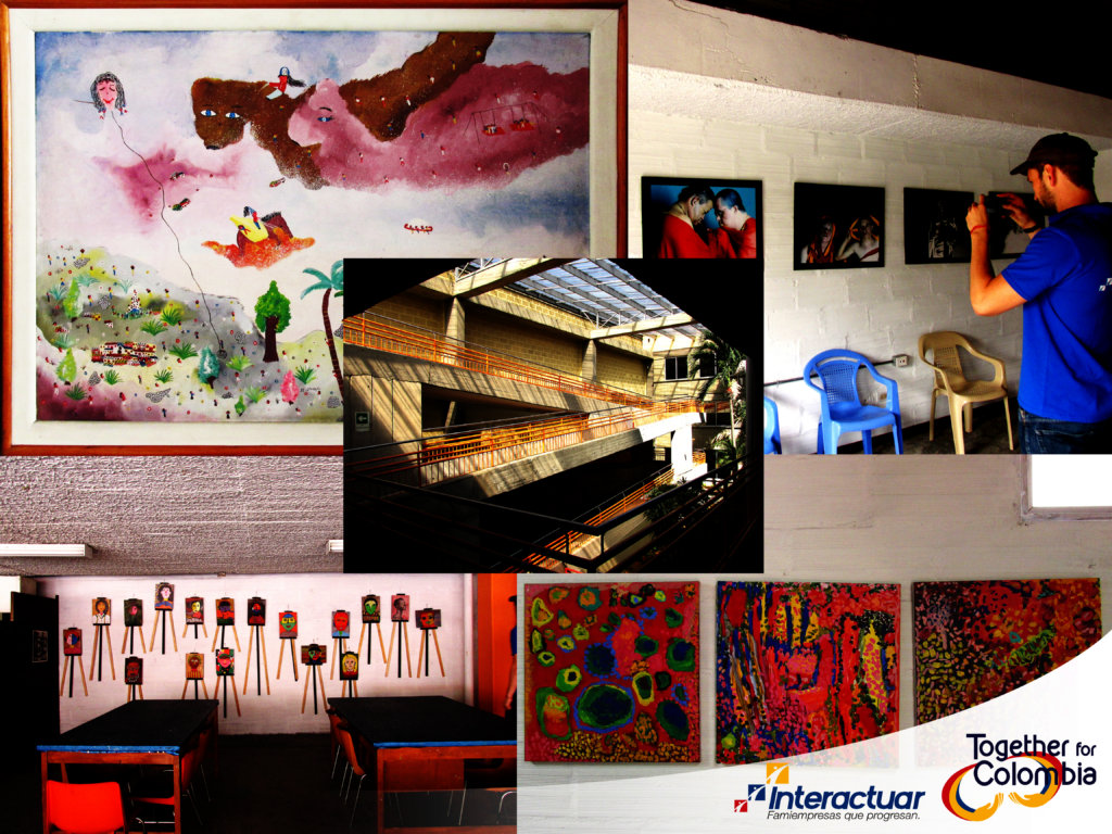 A showcase of artwork done at Asociacion Amigos