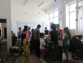 Beneficiaries and Community Gather at our Offices