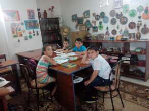 It is very hot, but we are learning
