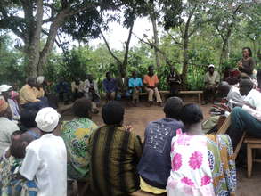 Stakeholders' meeting in Ntoroko project area