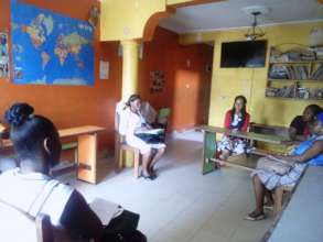 Visit of the Head of the Social Center of New Bell