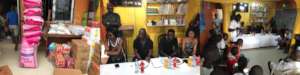 Visit of Cameroonian footballer Bassogog