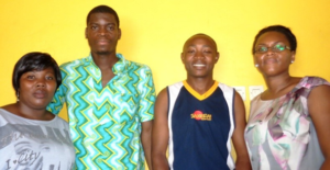 AGAPE Team: Ruth, Charlie, Germain, Adama