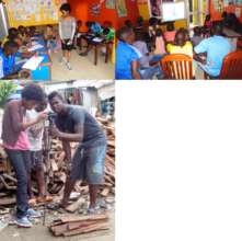 Working sessions on human right with D. Ebongue