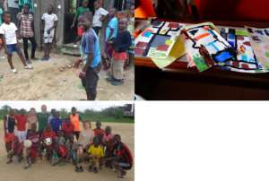 Petanque - paint - soccer