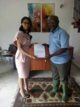 Signature of the contract and setting up the site