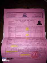 Report card of a child