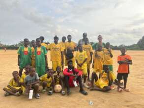 Leisure activity football match