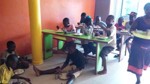 Children eating