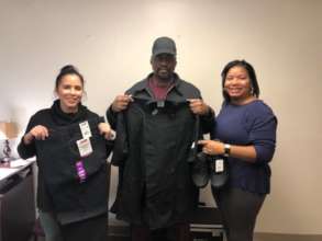 Client with his new Chef Uniform