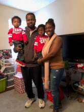 Veteran Family that received assistance