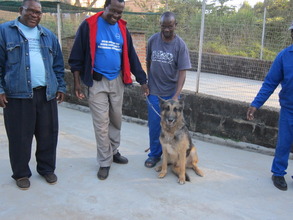 Vusumnotfo staff learning from Simon Mamba of SAWS